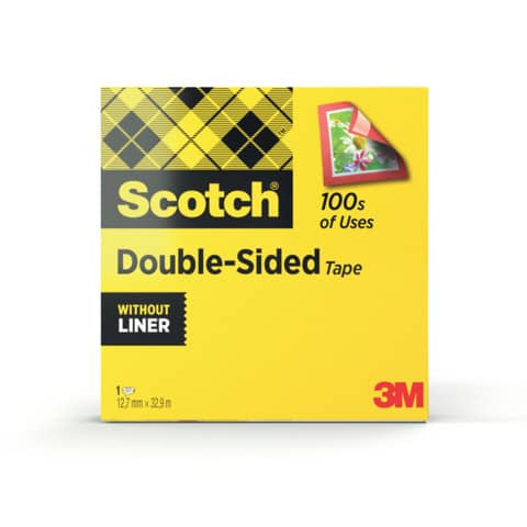 Nastro biadesivo Scotch® 665 trasparente 12 mm x 33 m 665